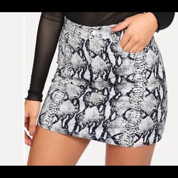 Snake print skirt - Picture 1 of 2